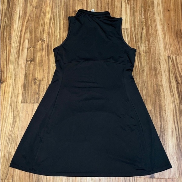 Tee Time women’s medium 8 10 dress golf tennis athletic Black Sleeveless pockets - Picture 4 of 7